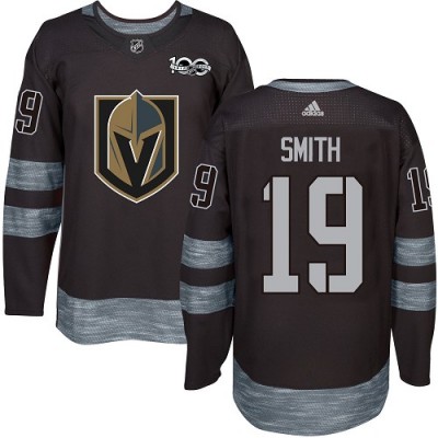 Adidas Vegas Golden Knights #19 Reilly Smith Black 19172017 100th Anniversary Stitched NHL Jersey